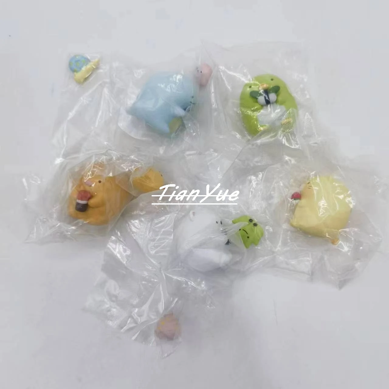 Cute Animal Corner Creature Sushi Party Sumikko gurashi Osushino kai 5 pz/set giocattoli regalo di natale per bambini 5cm