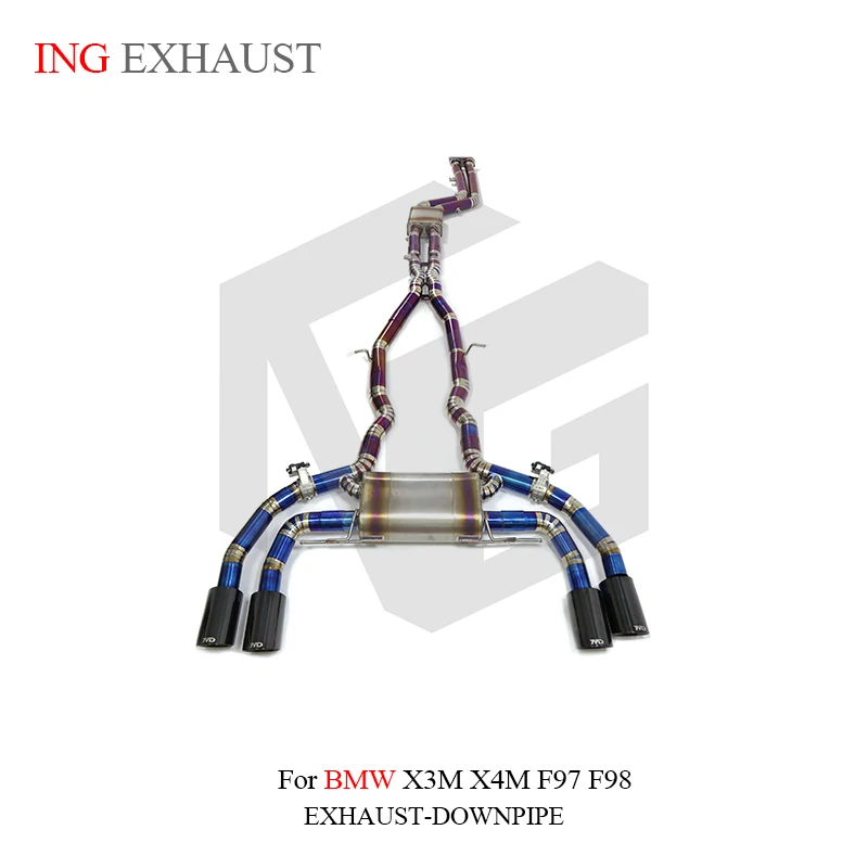 

ING Performance Exhaust Catback Titanium Alloy for BMW X3M X4M F97 F98 v6 3.0T Car Electron Valve Vehicle Up muffle tools System