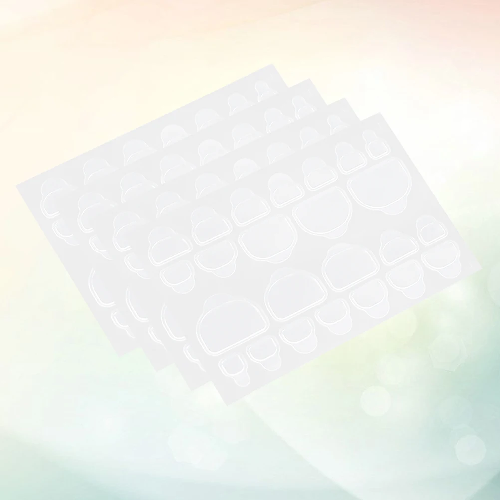 

Прозрачные кончики, двусторонние клеевые наклейки для накладных ногтей на ногах, прочный клей, подходит для всех типов, легко наносится, нетоксичный