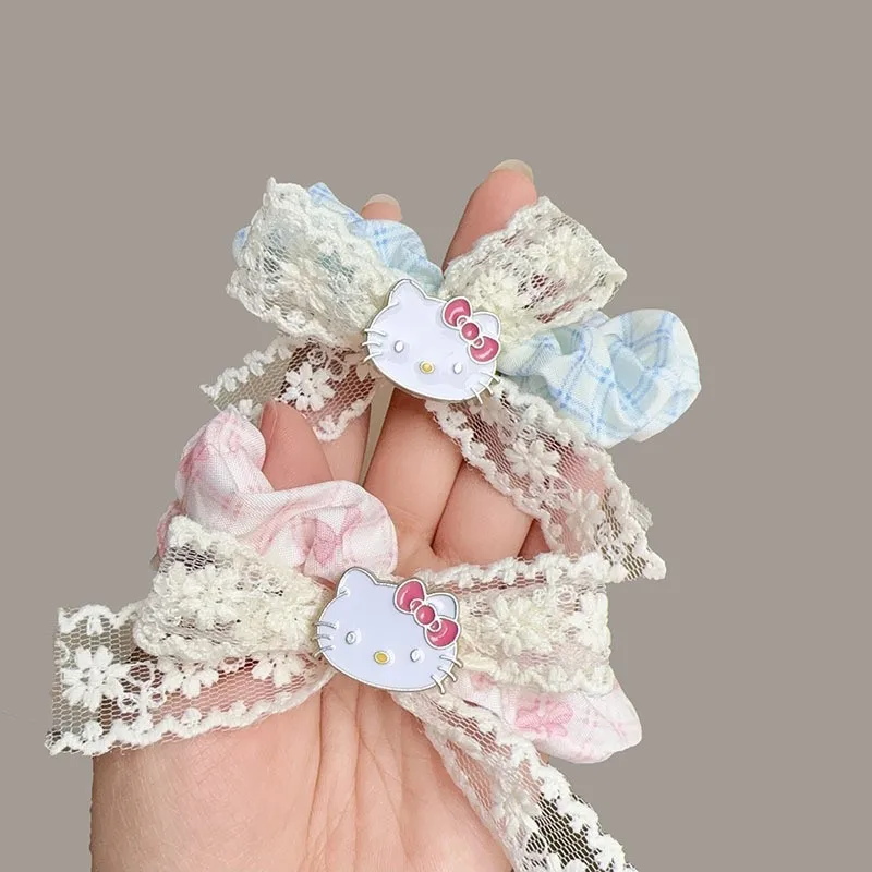 Miniso Cartoon Hello Kitty hoofdband Ins Koreaanse modetrend hoofdband Zoete en schattige kanten hoofdband Meisje vakantiecadeau