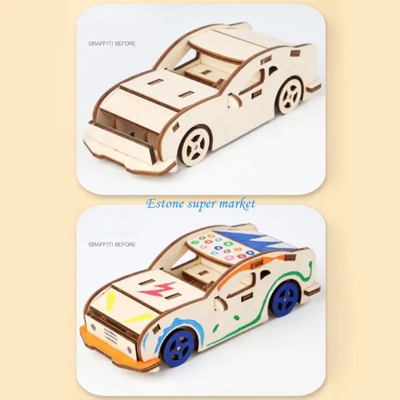 090b Papierfahrzeuge Versammlung Spielzeug Kinder Geburtstag Geschenk Kinder Zimmer Dekorationen