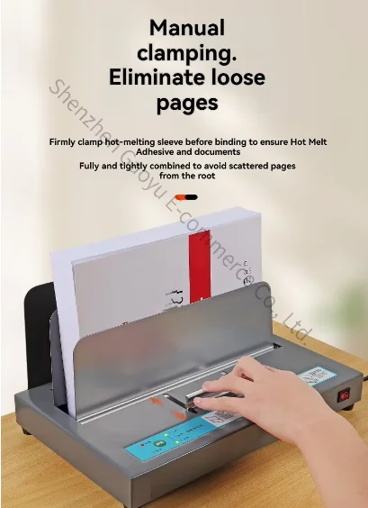 A4 Envelope Tender Hot Book Hot Melt Binding Machine Small Commercial Office Document Contract Information Packaging