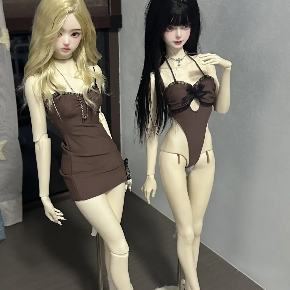 

Customized,1/3 1/4 Doll's Clothes for 60/45cm Bjd Doll Dress Jumpsuit, Split Small Skirt Toys Dress Up Doll Accessories,no Doll