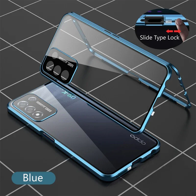 360 حماية كاملة معدنية المغناطيسي على الوجهين الزجاج المفاجئة قفل الحال بالنسبة ممن لهم K13 توربو برو 5G غطاء حماية عدسة كاملة #1