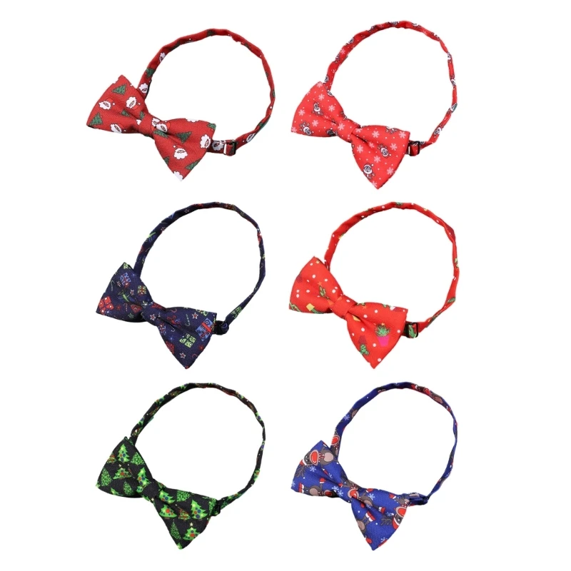 

Christmas Bow Tie Fashion Jacquard Neck Tie Adjustable Tie Party Wear Neckties