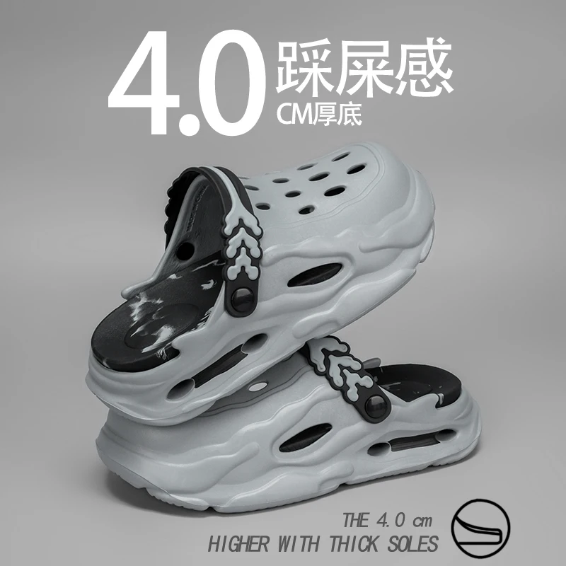 Beach Slippers Flip Flop Casual Summer Men Slippers Platform Outdoor Sandals Clogs Comfortable Indoor Slides Garden Shoes Couple view 6