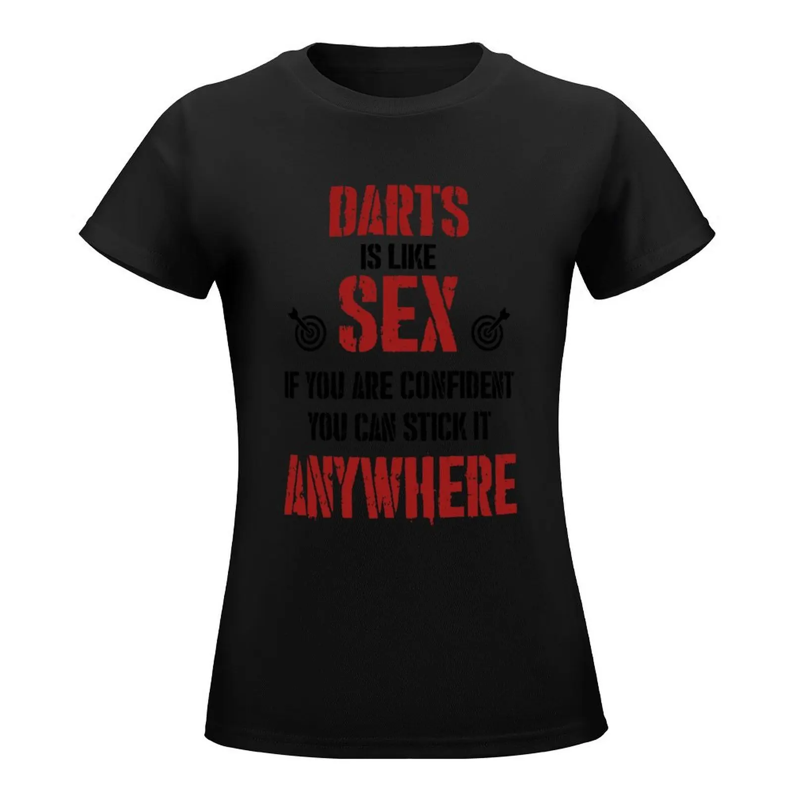 Darts. Dart Player T-Shirt animal prinfor Blouse kawaii clothes t-shirt dress for Women plus size sexy