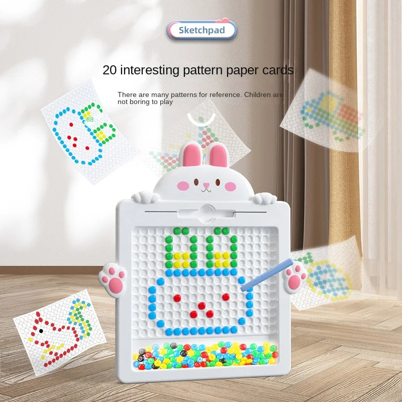 子供磁気製図板ワードパッドベビーカラーかわいいウサギボードアート教育描画おもちゃ描画ツールギフト子供のおもちゃ