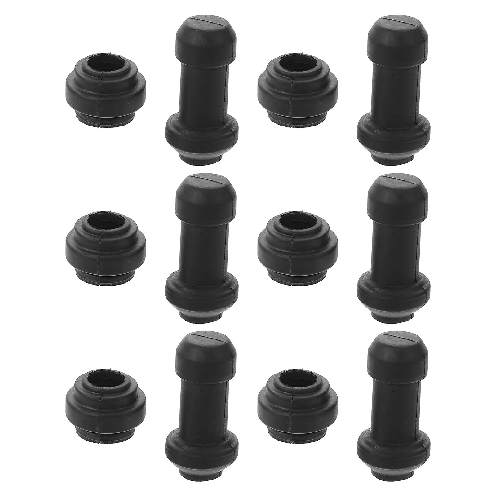 4Sets Rubber Brake Dust Cover for Motorcycle Disc Brake Caliper Bleeder Screw Cap Waterproof Dust Jacket Sleeve Car Bleeder