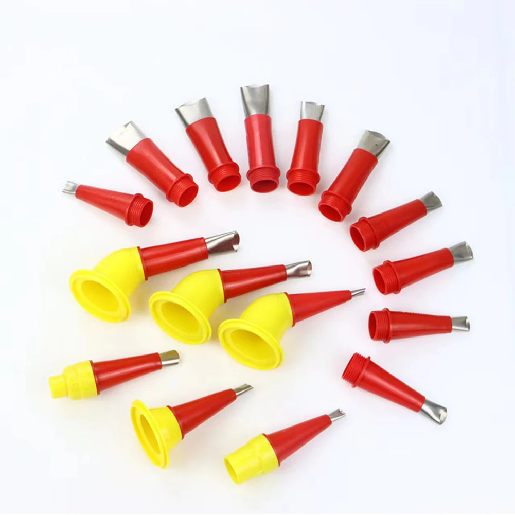 Beauty Sewing Tool Used For Home Decoration Caulk Nozzle Bases Tool 16 Sizes 16pcs Plastic Darable High Quality