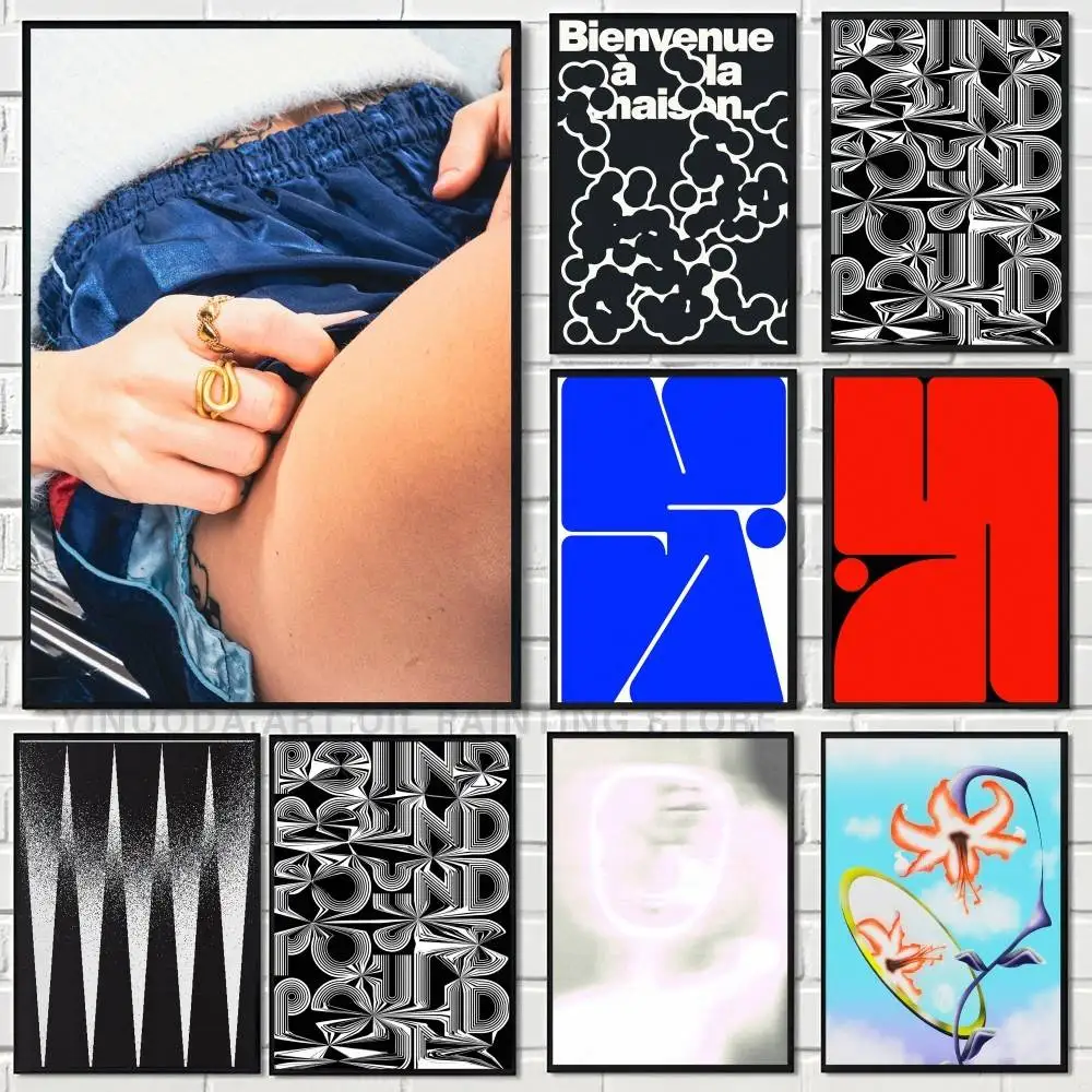 

ART Poster Wall Art Printing Waterproof Home Living Bed Room Bar Aesthetic Decor