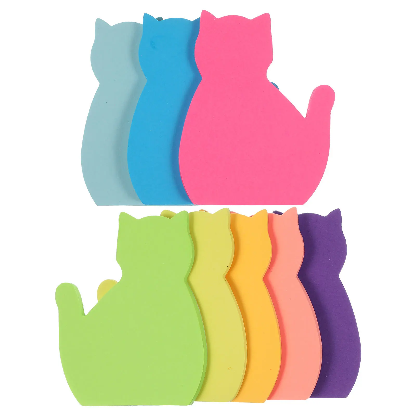 8 قطعة لوحات مذكرة 30 ورقة: ملاحظات ذاتية اللصق لمستلزمات القرطاسية اللطيفة مكتب المفكرة الفصول الدراسية ديكور مكتب الملحقات #2