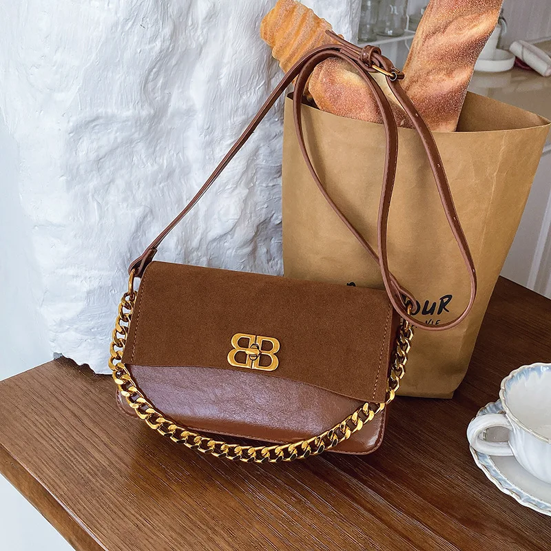 

Новая корейская версия высококачественной сумки в стиле ретро Майяра для подмышек, простая сумка через плечо