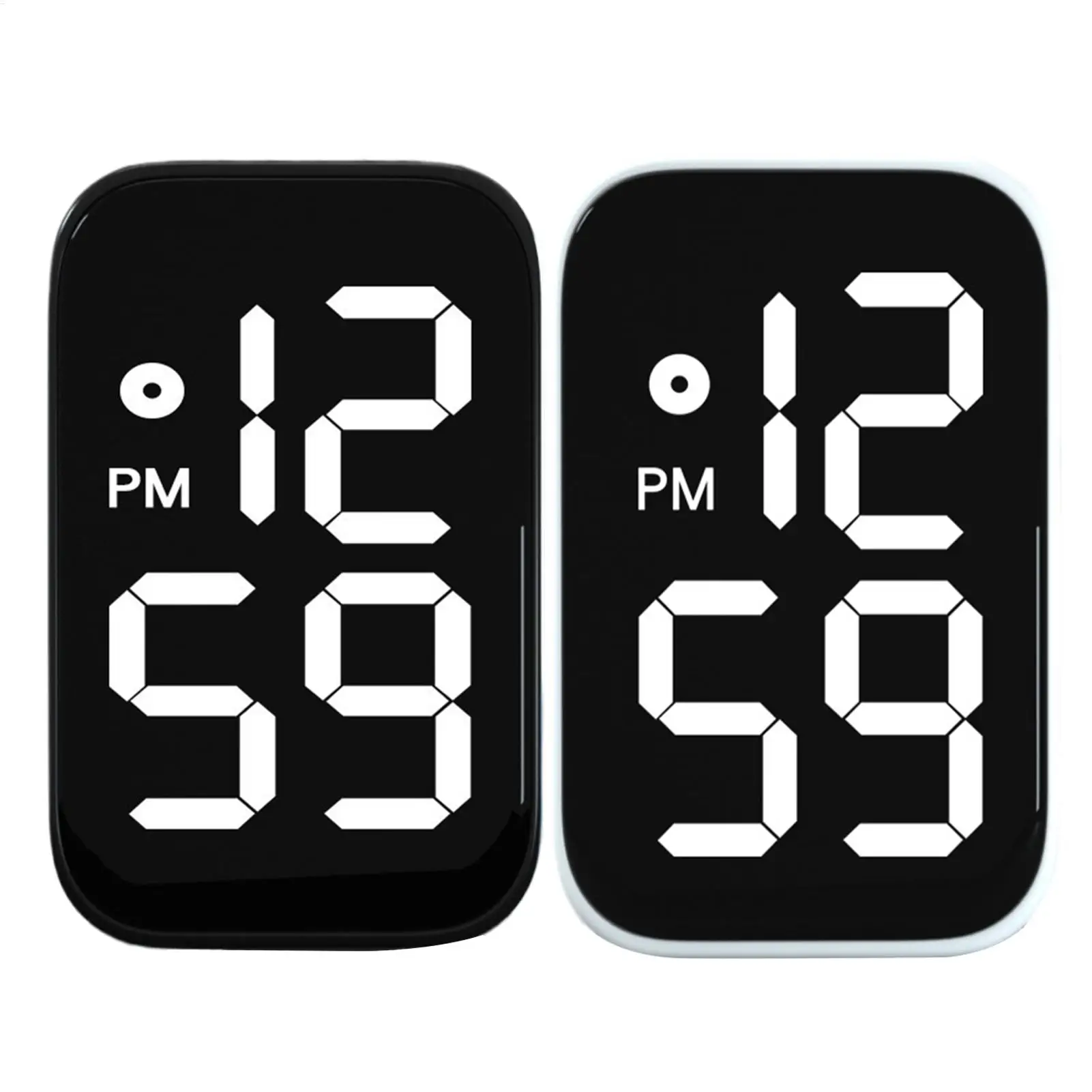 Dashboard Clock Waterproof Luminous Digital Motorcycle Watch LED Screen Small Stick On Clock For Car Dashboard Interior
