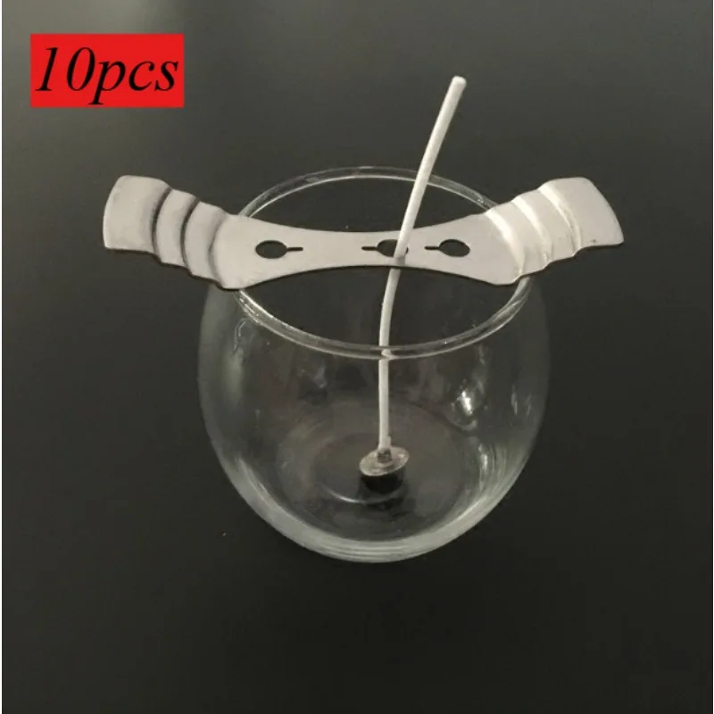 10pcs Simple Compact Practical Candle Wick Three-hole Holder DIY Aromatherapy Candle Making Tool For Wick Fixation Candle Wick S
