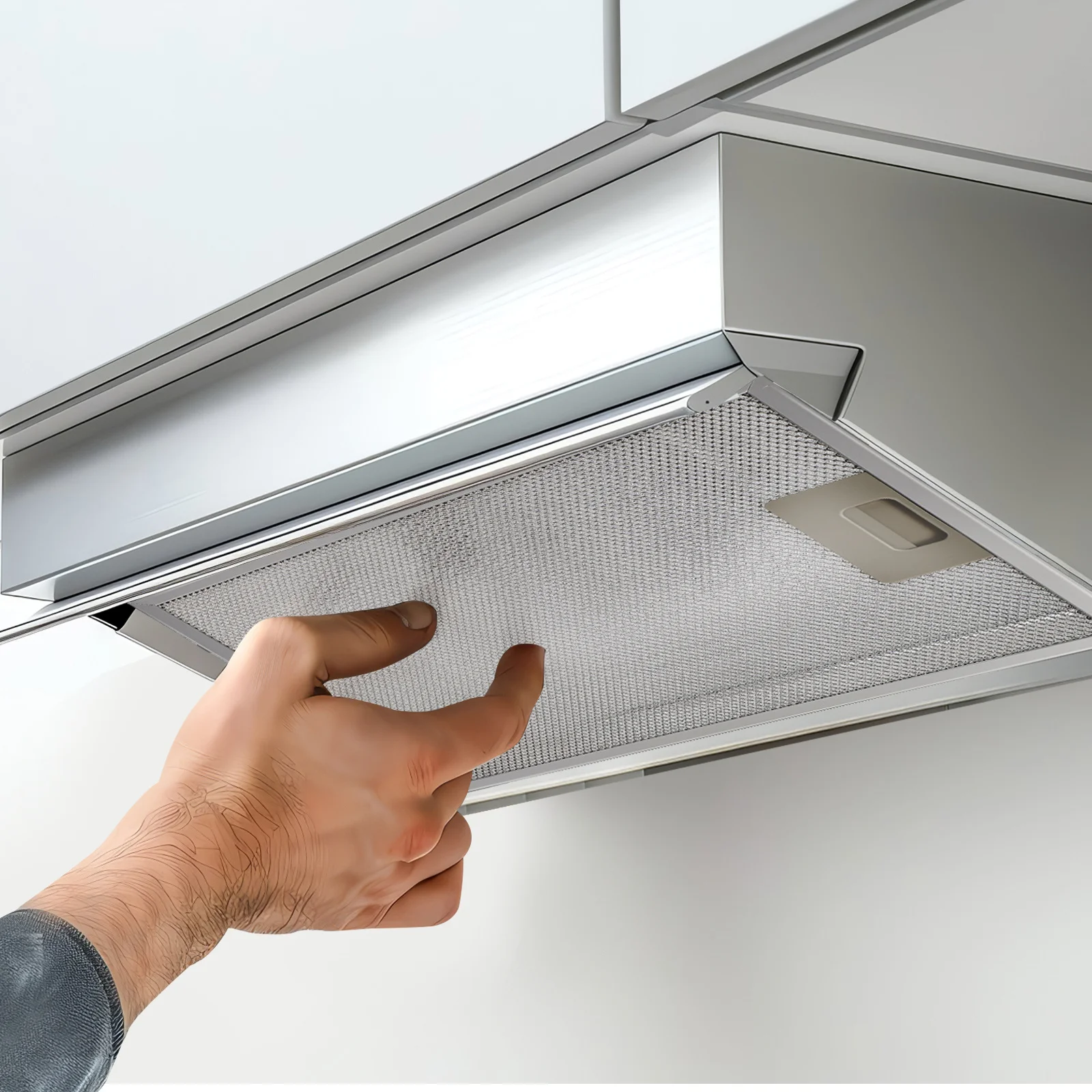 

2pcs Range Hood Filters White Grease Kitchen Vent Filter Cooker Replacement Reusable Washable Aluminum Filtration Household