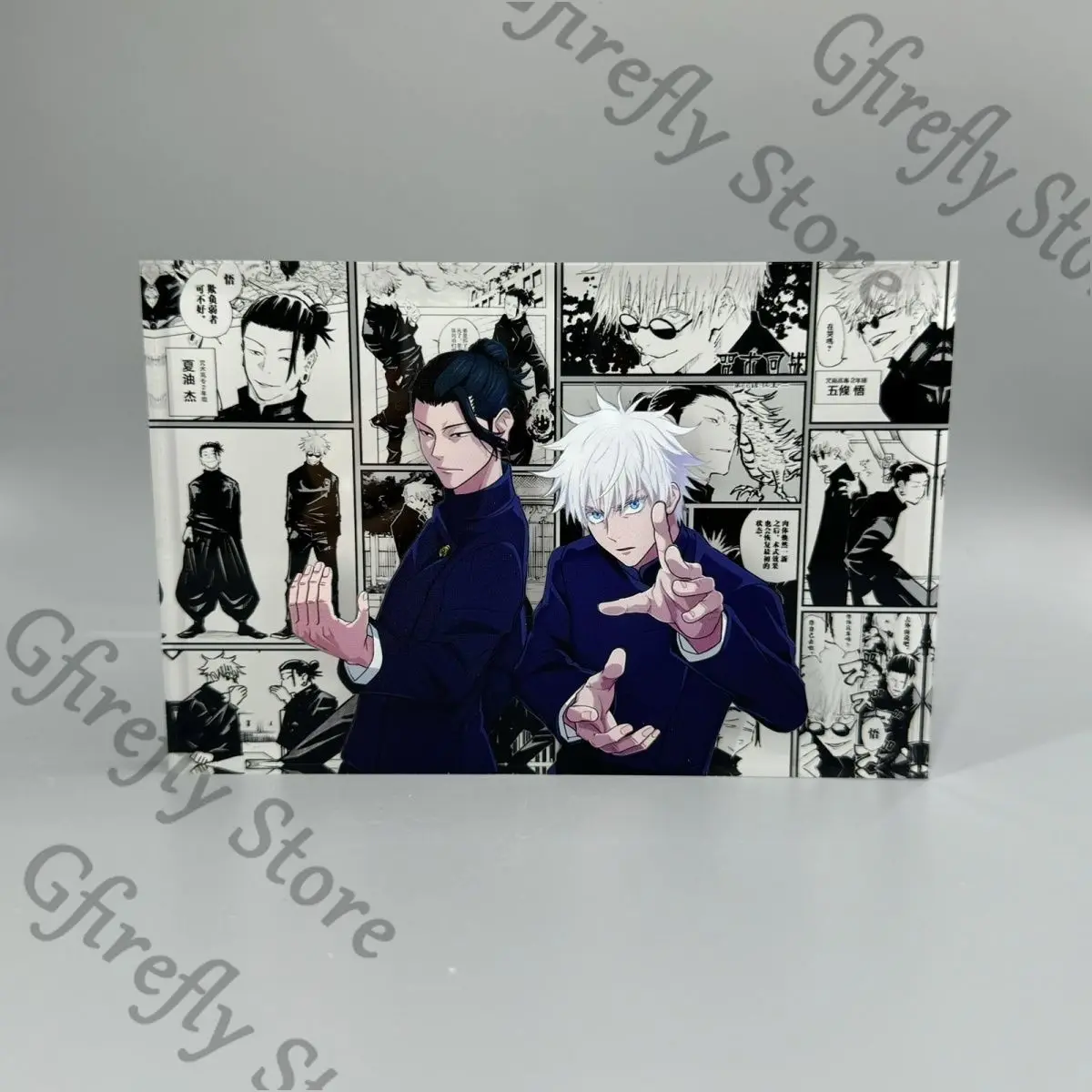 

Satoru Gojo Jujutsu Kaisen Anime Standing Plate Acrylic Brick High Quality Decoration Geto Suguru Display Stand Ambitus Gift