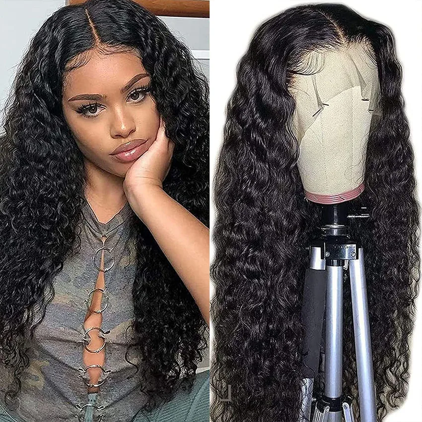 

T Part Human Hair Wigs Lace Front Wigs Human Hair 13x6x1 Deep Wave Wigs For Black Women Brazilian Hair Pre Plucked Natural Color