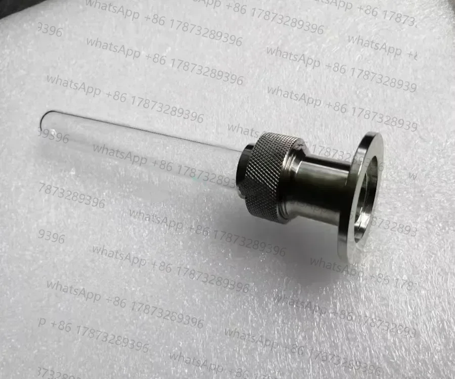 

Customized KF16 Test Tube Adapter Kf25 to Vacuum Test Tube Adapter KF to Quartz Tube Adapter with 200 Micron Filter