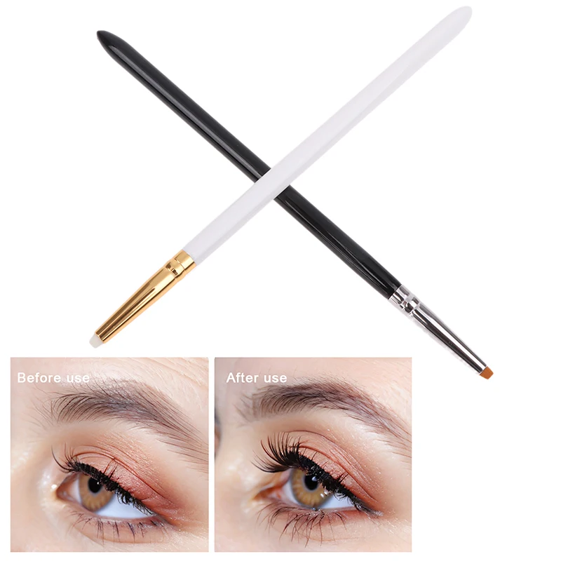 Flat Head Perm Brush Eyelash Styling Brush Lamination Eyelashes Separating Tool Eyelash Extension Supplies Tools Lash Lift Tool