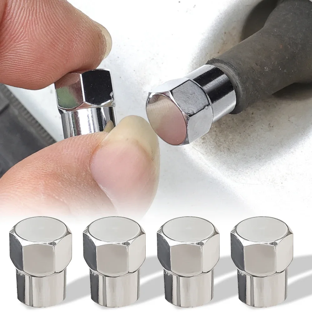 10pcs Car Tire Valve Caps Valve Flat Head Ring Plastic Airtight Cover Waterproof Dust for Automobiles Motorcycles Trucks Bikes