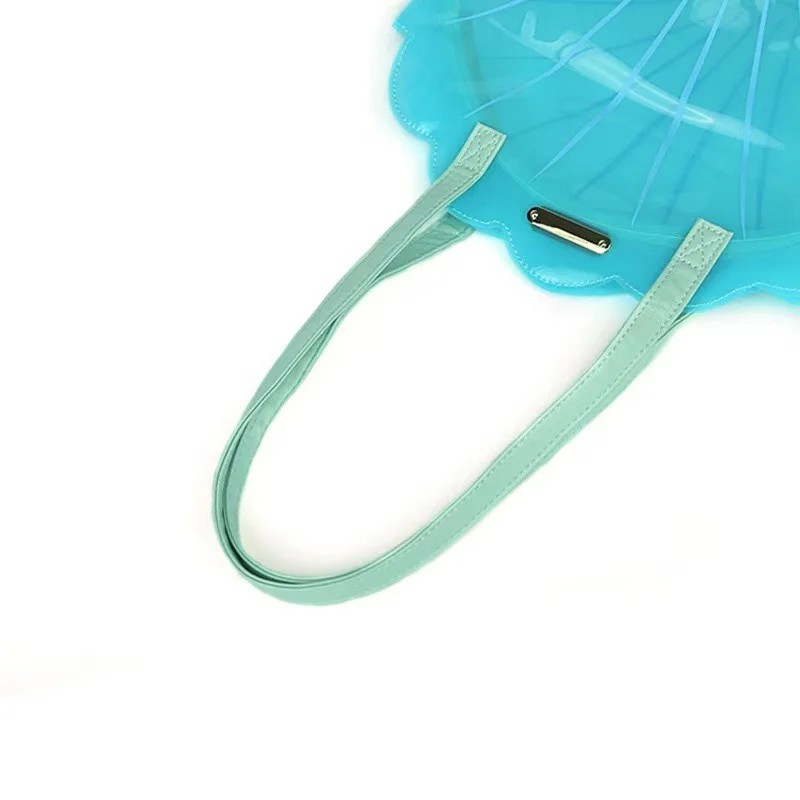 Äußerst attraktive, transparente, niedliche Reisetasche für Mädchen, Muschel-Schultertasche, neues Sommermodell, Nischen-Ins-Stil – Detail 4