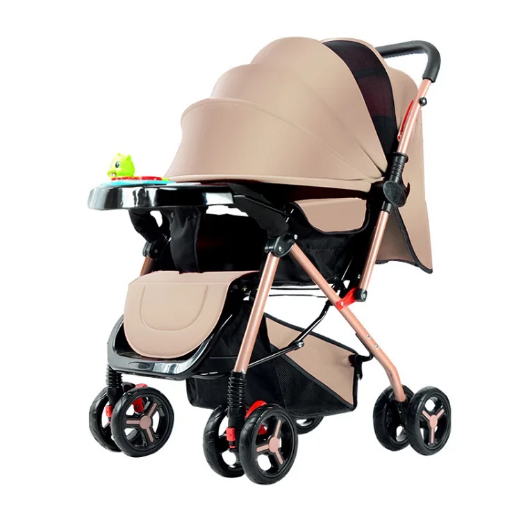 China Baby Stroller Manufacturer High Quality OEM Lightweight Mum Stroller Baby Pram aluminum Steel Frame