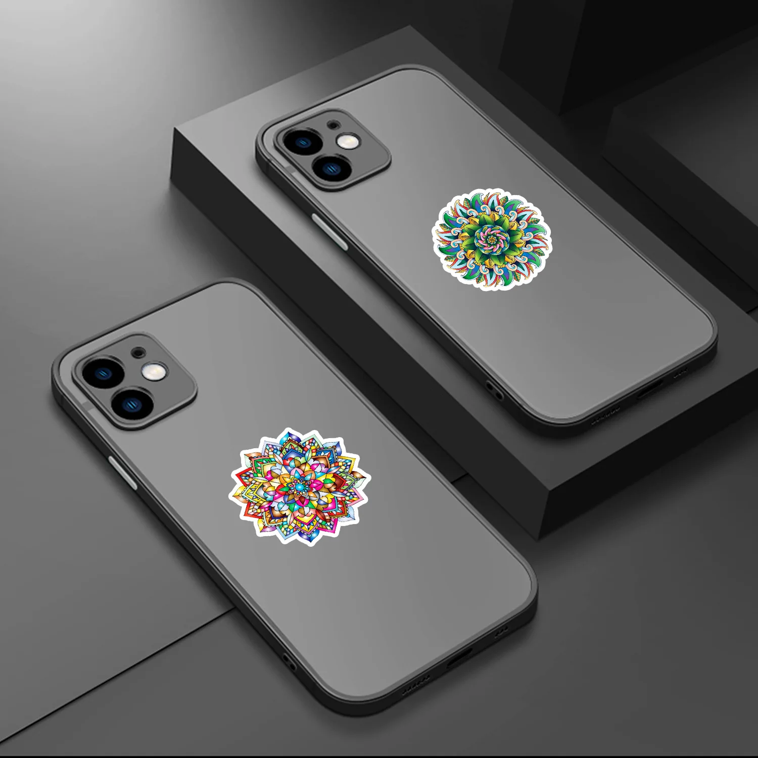 50 Mandala Graffiti Stickers Mobile Phone Computer Water Bottle Decoration Stickers Notebook Waterproof Hand Tent Stickers