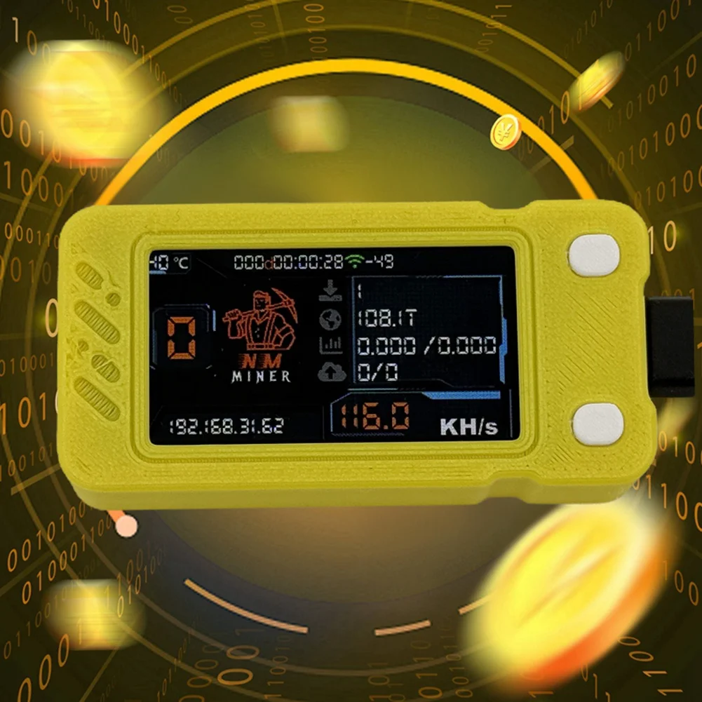 

Hot Sale Upgraded Nerdminer 118KH/S BTC Solo Lottery Miner Mini ASIC Miner Bitcoin BTC Miner Nerd Miner with Color Screen