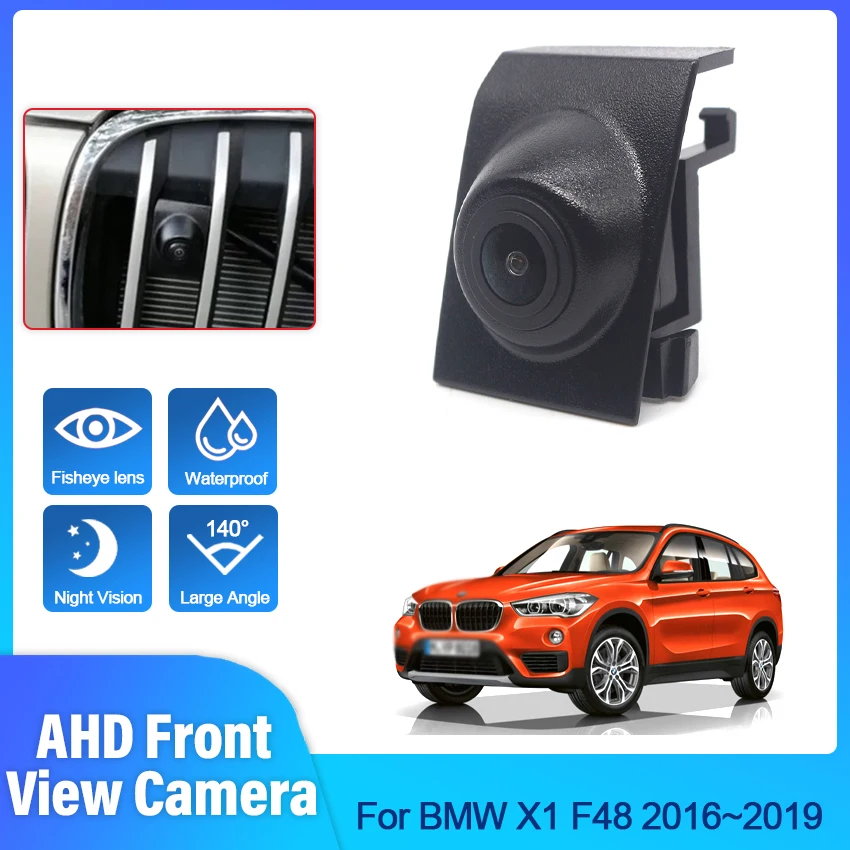 

AHD 1080P Fisheye CCD Car Front View Parking Positive Logo Camera For BMW X1 F48 2016 2017 2018 2019 2020 2021 Waterproof