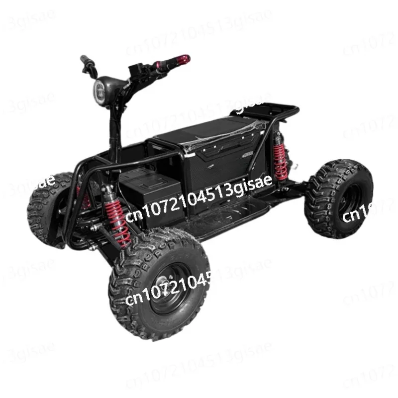 Four Wheel High-power Outdoor Fishing Equipment Truck, Electric Beach Bike Can Be Used for Off-road Karting
