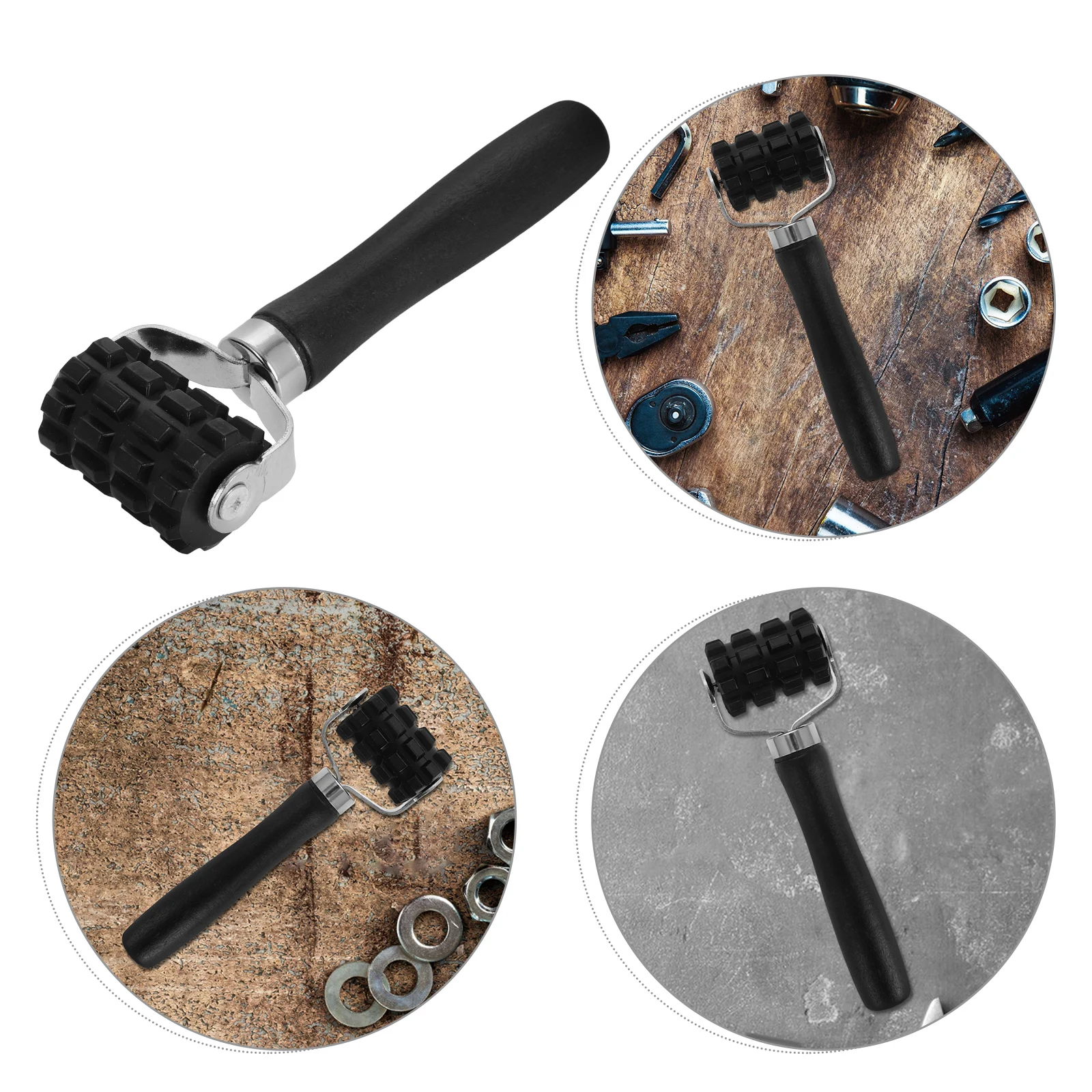 

Car Audio Sound Deadening Roller Tool Large Dual Head Wheel for Modification Vibration Dampening Professional Application Noise