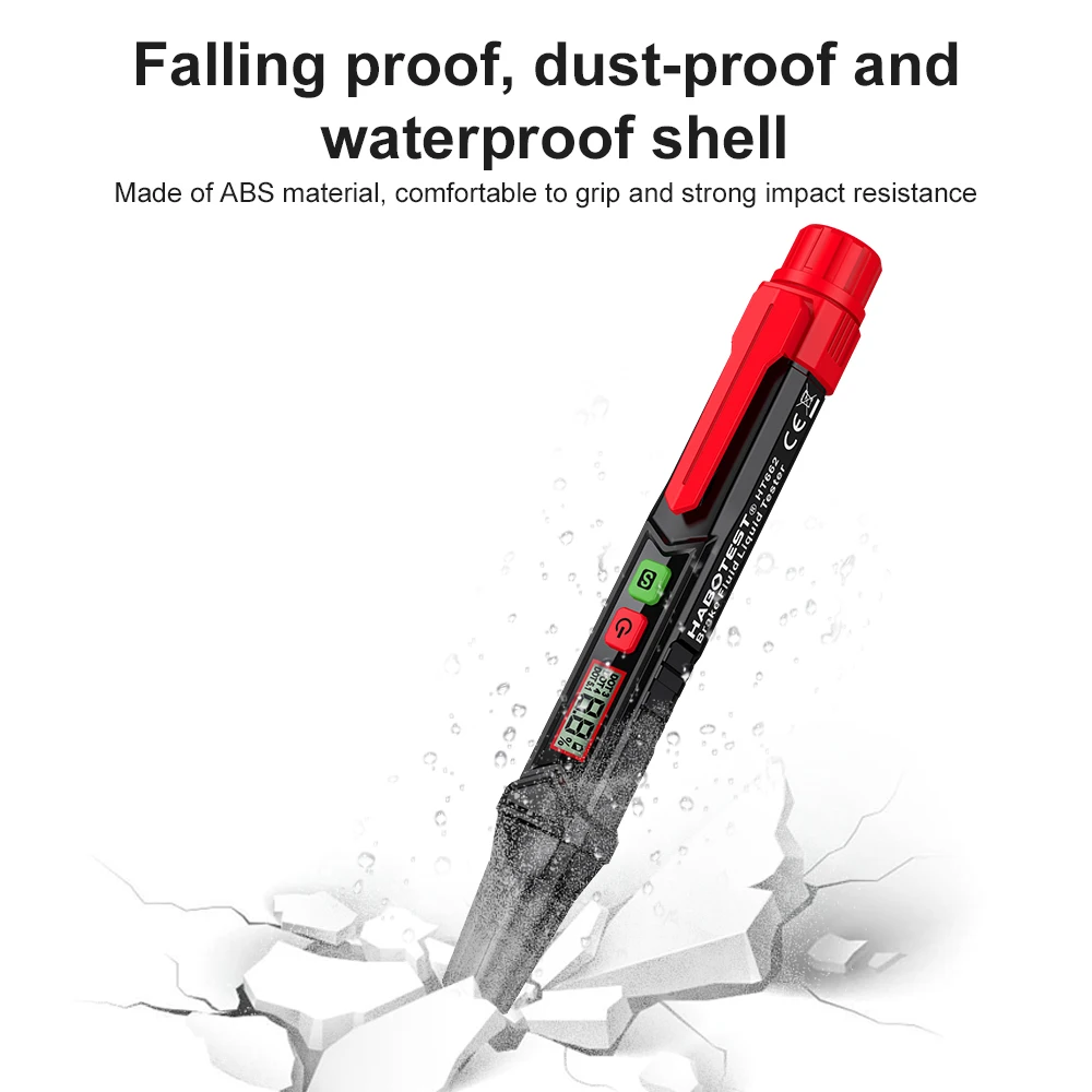 3-Farben-Hintergrundbeleuchtung Tragbarer Digitaler Bremsflüssigkeitstester Präziser Auto-Bremsöltester mit Ton- und Lichtalarm DOT3 DOT4 DOT5.1 – Detail 12