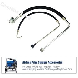 Stainless Steel Suction Tube Reflux Line Airless Paint Sprayer Accessories For Tongshan T300 500 Graco 390 395 490 Paint Sprayer