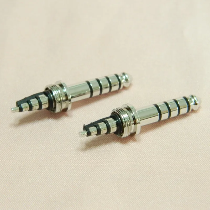 Écouteurs sans fil, 20 pièces, 4.4mm, 5 pôles, DIY, cuivre, or/Rhodium, 4.4, pour Sony PHA-2A, NW-WM1Z, NW-WM1A, M7.5 * 0.5