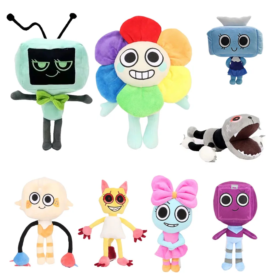 ตุ๊กตา Dandy's World น่ารัก ตุ๊กตา Dandy World จากเกมสยองขวัญ Goob Pebble ตุ๊กตาผ้าเนื้อนุ่ม หมอนตุ๊กตา ของขวัญสำหรับเด็ก