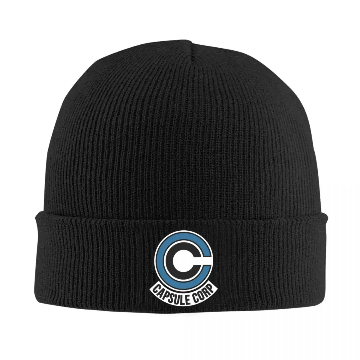 Capsule Corp Logo Beanie Hats Knit Hat Kpop Head Wrap Men Women Caps Autumn Winter Graphic Fashion Bonnet Hats Gift