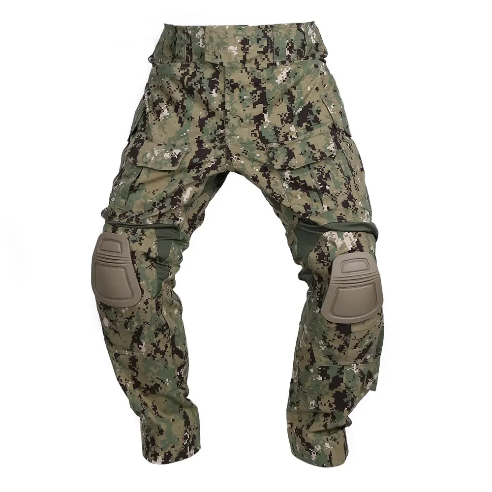 Emersongear Combat Uniform Tactical Pants with Knee Pads Mulitcam G3 Emerson Pants Hunting Accessories AOR2