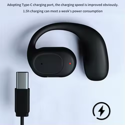 Wireless Headphones Bluetooth Headset With Microphone Bone Conduction Handsfree Noise Canceling Earphones For Driving Audifonos - Image 5
