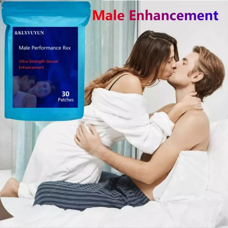 Male Enhancement Patch - High Potency Booster, w/Horny Goat Weed, Shilajit, Saw Palmetto