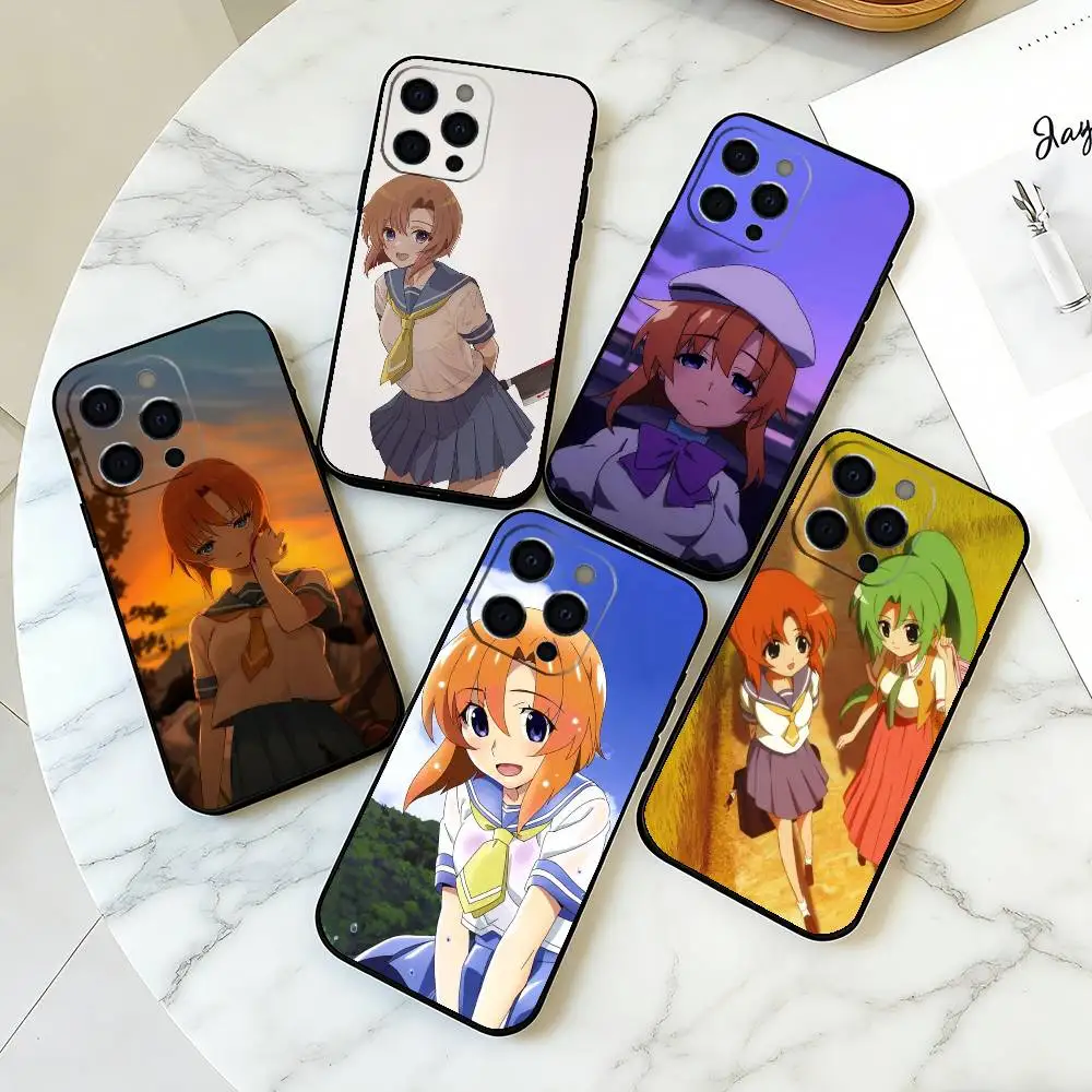 

Anime character R-Rena R-Ryugu Phone Case Silicone Soft For IPhone 17 16 15 14 13 12 11 X XR Plus Pro Max Plus