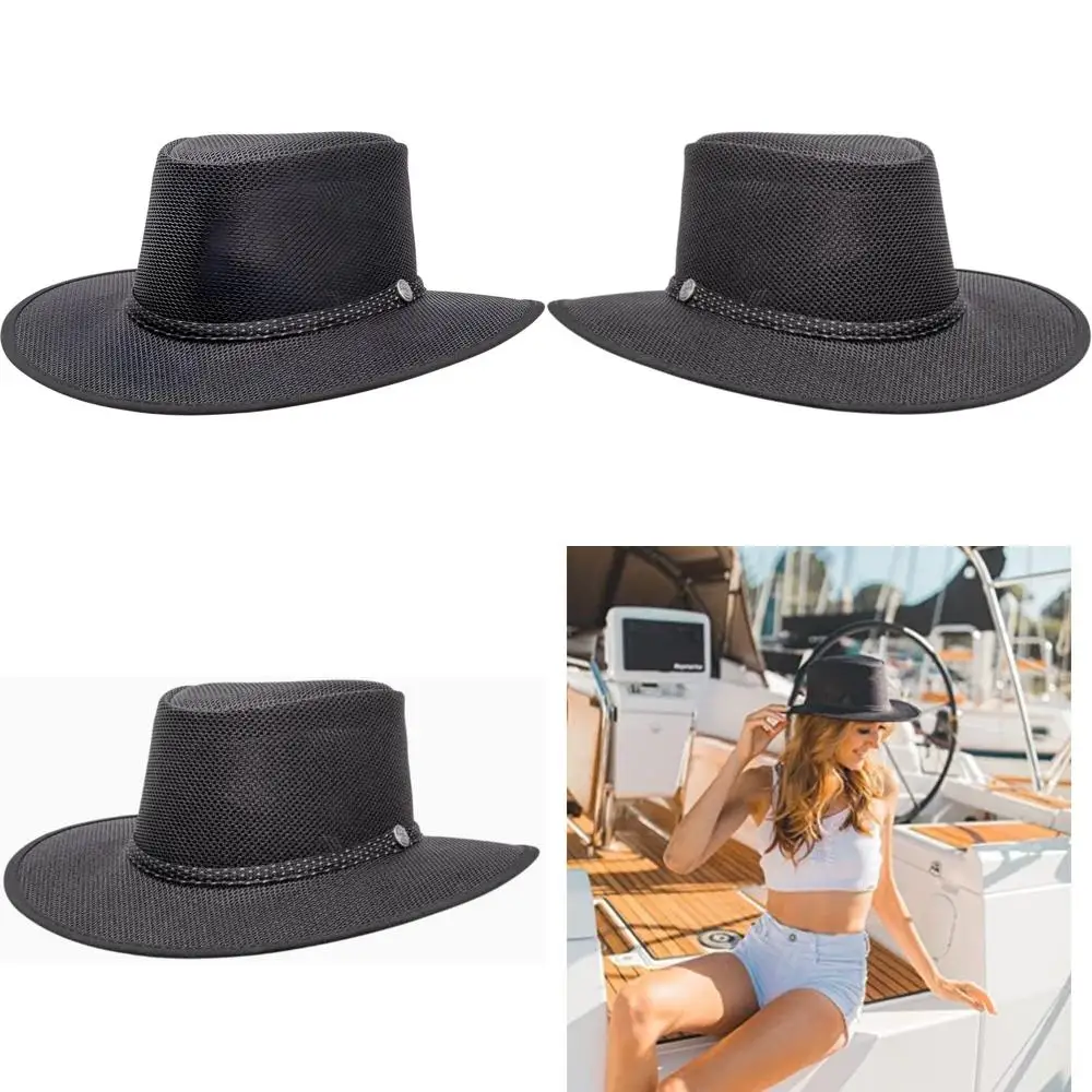 

Шляпа от солнца с широкими полями, дышащая ручная работа, водонепроницаемая UPF 50, идеально подходит для активного отдыха и защиты