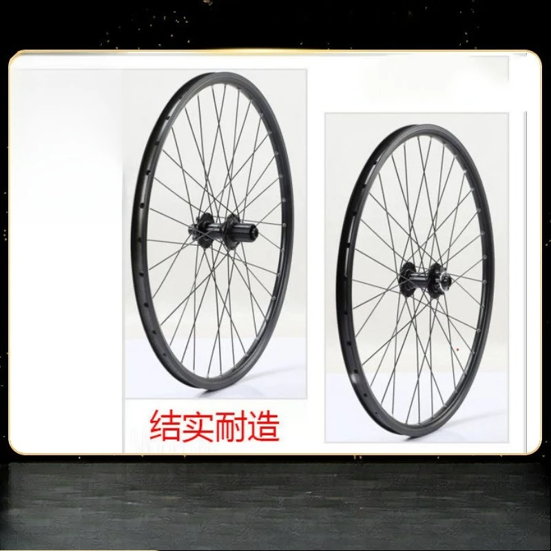 

26-inch Mountain Bike Wheel Set, Cartridge Wheel Hub with Aluminum Bearings, 27.5-inch,29-inch,store Rear Wheel,double-layer Rim