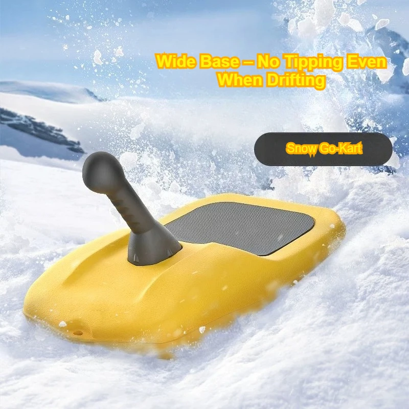 Winter Outdoor Snowboard & Thickened Sled – Snow Play Tool Sledge for Winter Snow Sledding and Skating
