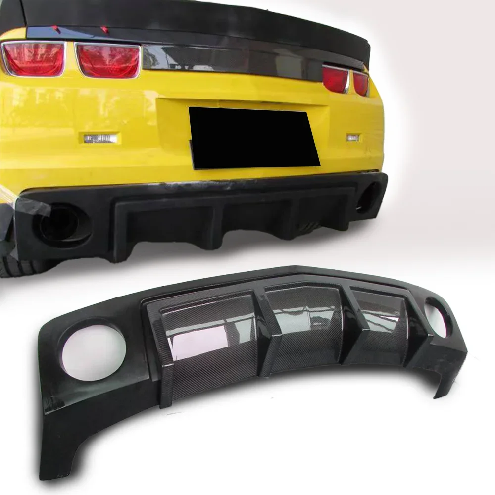 

Brand New High Quality Carbon Fiber Single Tip Rear Diffuser For Chevrolet Camaro 2010-2013