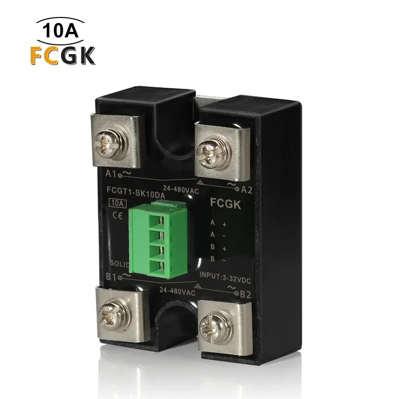 10A 25A 40A 60A 80A Dc control Ac Dual Control Dual / Single Output Control Single Phase Solid State Relay