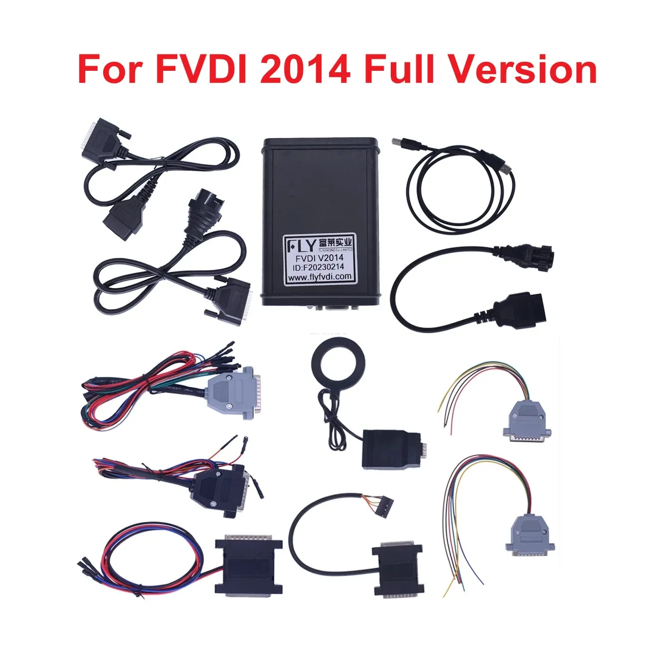 FLY  Multi-Brands Vehicles FVDI 2014 Abrites Commander for Volvo Benz Renault Cars CAN Bus ECU Diagnostic Tool