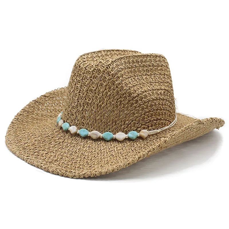 western-style-cowboy-hat-for-women-summer-hand-woven-hollow-out-gemstone-straw-hat-outdoor-sun-protection-sun-hat