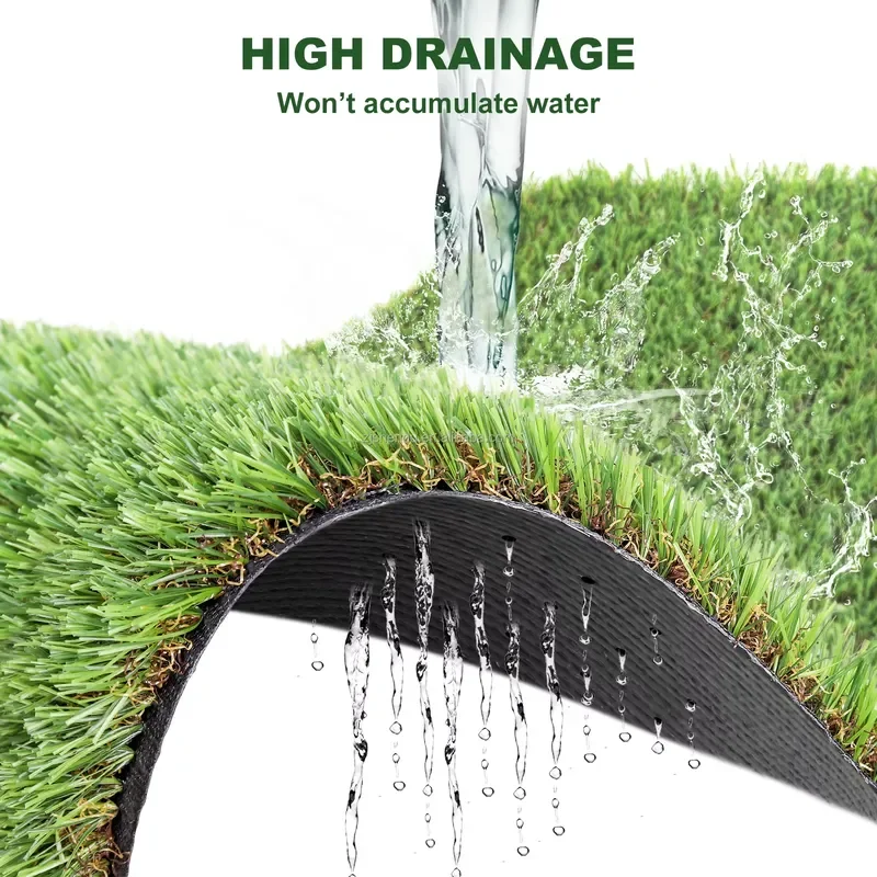 Factory Wholesale 4FT*15FT High-density Home Garden Artificial Grass Turf Carpet 20mm Pet Dog Eco Friend Lawn Decoration Turf