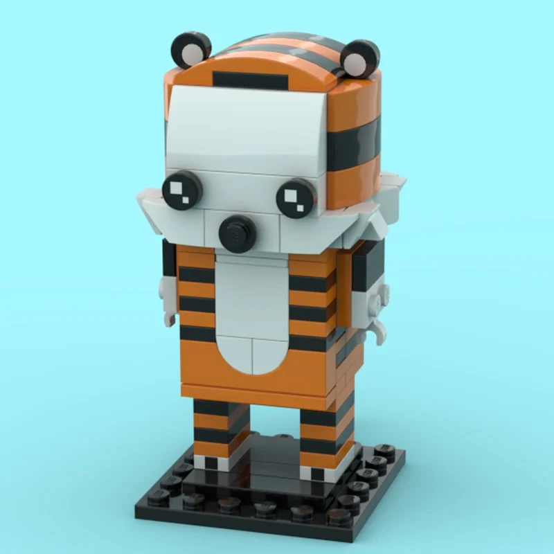 144 قطعة MOC هوبز Brickheadzed نموذج اللبنات العمارة تجميع التعليم الإبداعي لعبة الطوب هدايا عيد الميلاد للأطفال